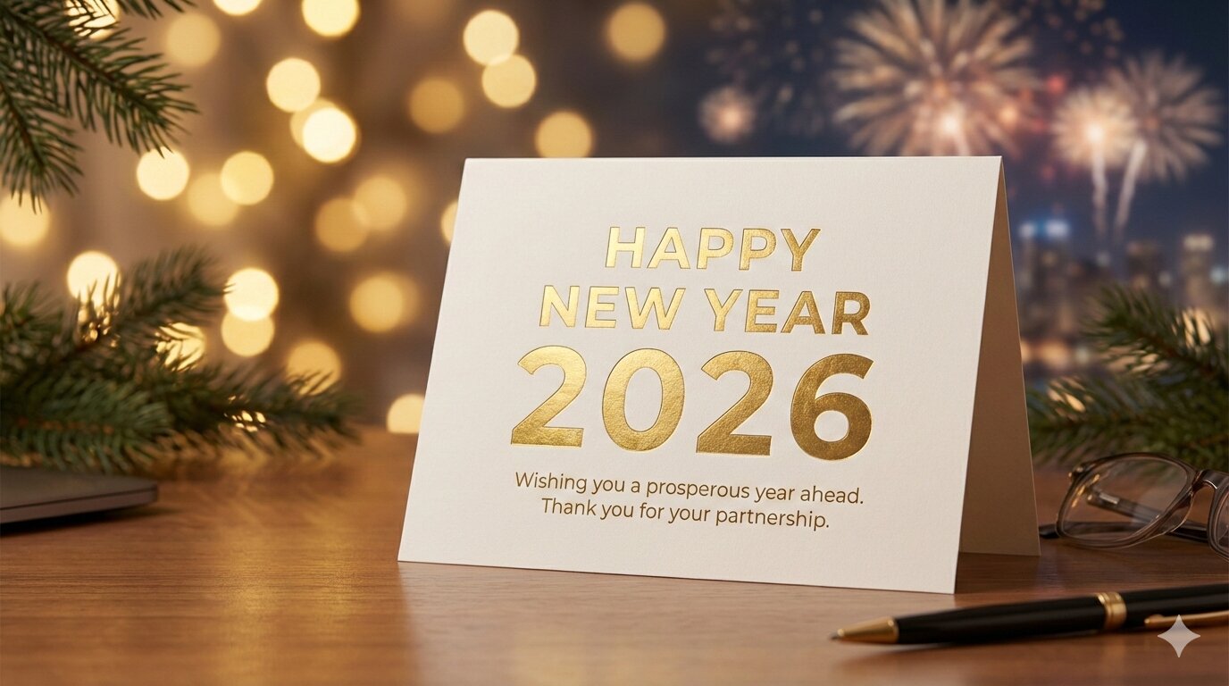 สวัสดีปี 2026 การจัดวันหยุดปีใหม่ของเรา