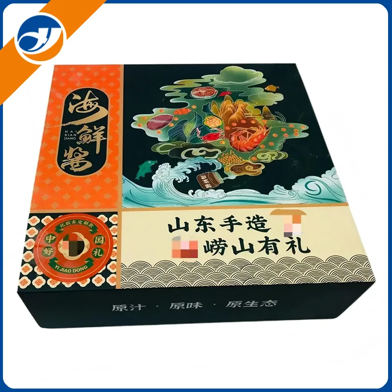 กล่องบรรจุภัณฑ์ซอสแม่เหล็กแบบพับได้