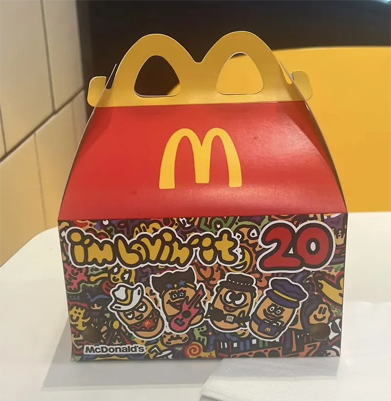 Colorful Hamburger Box